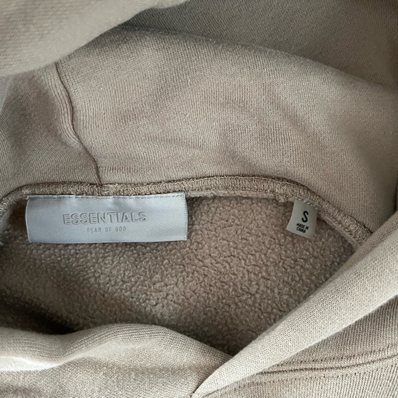 Essentials Fear of God tan hoodie - Picture 4 of 5